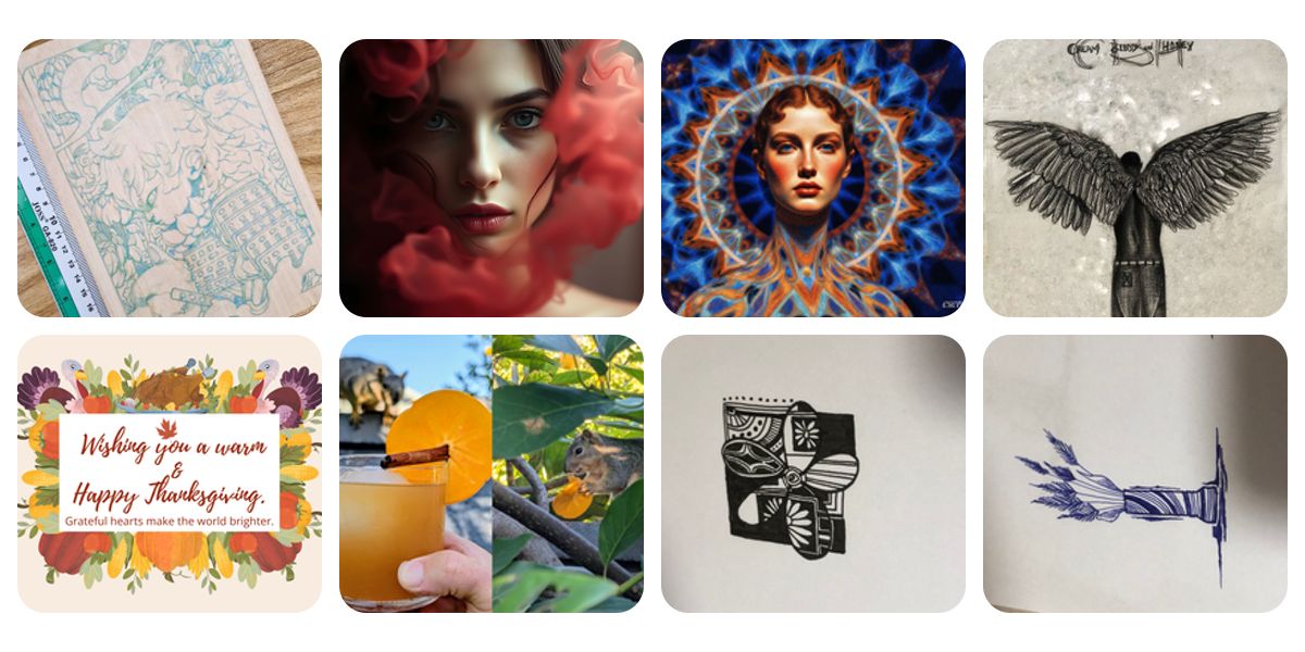 Grid of images