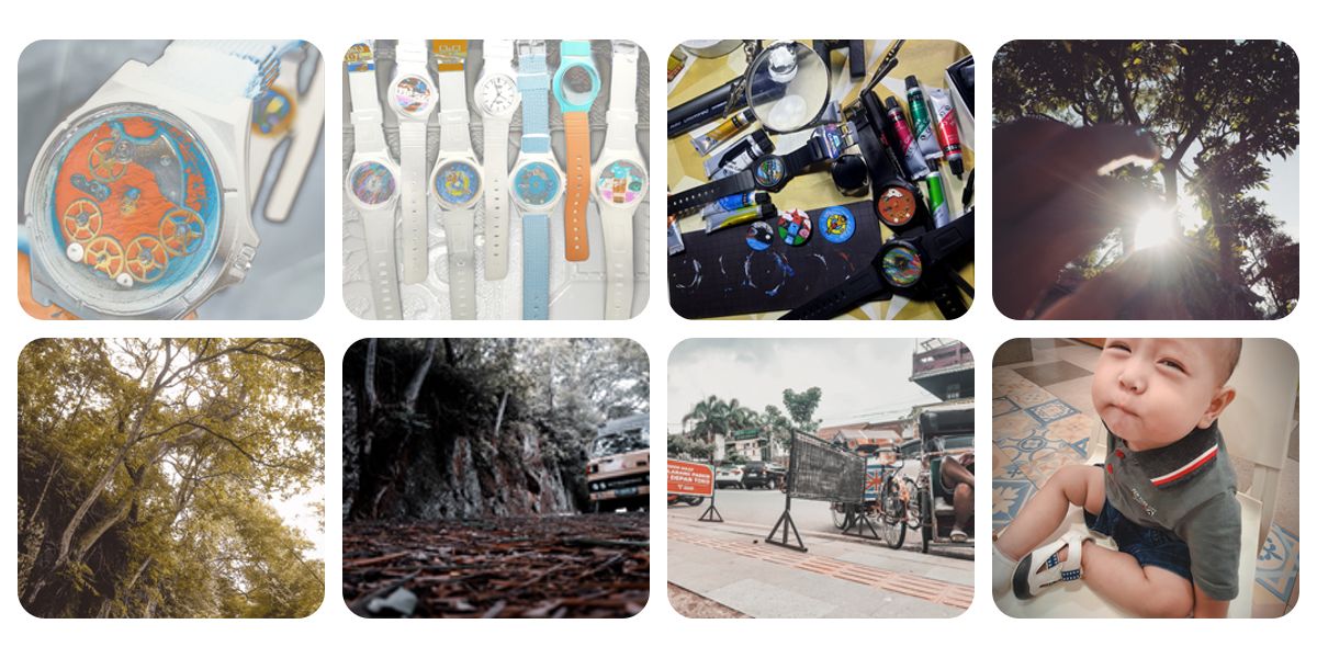 Grid of images